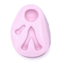 Molde De Silicone para Biscuit - Menina Linda P 46