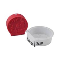 Molde De Silicone Para Bola De Natal Artesanal, Molde De Resina Para Gesso Em Relevo DIY, Decoração