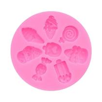 Molde De Silicone Para Bolo De Sorvete DIY Decoração De Sobremesa De Chocolate Ferramentas De Molde De Silicone Para Bolo De Sorvete DIY Decoração De Sobremesa De Chocolate Ferramentas De