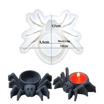 Molde De Silicone Para Castiçal De Aranha De Halloween, Decoração Gótica 3D Artesanal Molde De Silicone Para Castiçal De Aranha De Halloween, Decoração Gótica 3D Artesanal