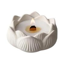 Molde De Silicone Para Castiçal Lotus Para DIY Caixa De Armazenamento Artesanal Em Gesso Concreto Molde De Silicone Para Castiçal Lotus Para DIY Caixa De Armazenamento Artesanal Em Gesso Concreto