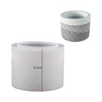 Molde De Silicone Para Copo De Cera Redondo DIY, Vaso De Flores, Jarro De Armazenamento, Molde De Molde De Silicone Para Copo De Cera Redondo DIY, Vaso De Flores, Jarro De Armazenamento, Molde De