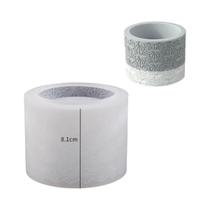 Molde De Silicone Para Copo De Cera Redondo DIY, Vaso De Flores, Jarro De Armazenamento, Molde De