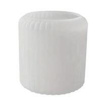 Molde De Silicone Para Copo De Vela Listrado Para Armazenamento De Joias Em Gesso E Concreto,