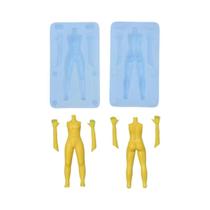 Molde De Silicone Para Corpo Masculino, Ferramenta De Escultura DIY Para Argila Polimérica, Fondant