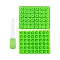 Molde De Silicone Para Doces Em Forma De Dinossauro, Donut, Coração E Urso Com Conta-gotas, Kit DIY