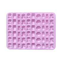 Molde De Silicone Para Doces Em Forma De Leão E Urso Com 60 Cavidades Para DIY De Pudding, Biscoito