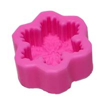 Molde de Silicone para Floco de Neve de Natal - Velas, Sabonetes, Aromaterapia e Doces Molde de Silicone para Floco de Neve de Natal - Velas, Sabonetes, Aromaterapia e Doces