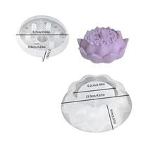 Molde De Silicone Para Incensário Lotus, Jarro De Aromaterapia, Caixa De Armazenamento, Copo Para Molde De Silicone Para Incensário Lotus, Jarro De Aromaterapia, Caixa De Armazenamento, Copo Para
