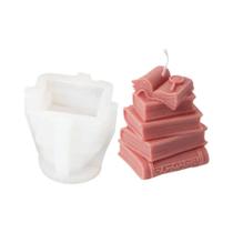 Molde De Silicone Para Livro 3D Estilo Literário Para DIY, Fundição De Resina Epóxi, Decoração De