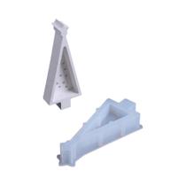 Molde De Silicone Para Luz Noturna LED Em Formato De Árvore De Natal, Design Oco, Suporte Para Vela,