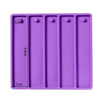 Molde De Silicone Para Marcador De Página Holográfico a Laser, Molde De Resina Epóxi Multiformato