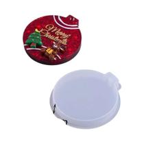 Molde De Silicone Para Pingente De Natal Feito À Mão DIY Coroa Redonda Sino Ornamentos De Resina Molde De Silicone Para Pingente De Natal Feito À Mão DIY Coroa Redonda Sino Ornamentos De Resina
