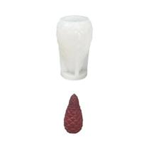 Molde De Silicone Para Pinha De Natal 3D Gotas De Cristal Ornamentos De Velas Aromáticas Decorações