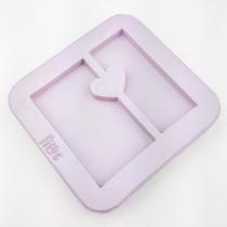 Molde de Silicone para Resina Caveiro Combinadinho - 2 cavidades (5,2 cm)