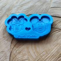 Molde de Silicone para Resina Chaveiro Ratinho e Ratinha Molde de Silicone para Resina Chaveiro Ratinho e Ratinha