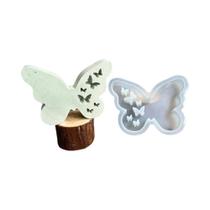 Molde De Silicone Para Resina De Animais Em 3D, Pássaro Fofo, Borboleta, Decoração De Jardim DIY