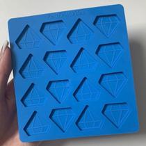 Molde de Silicone para Resina - Diamante - 16 Cavidades