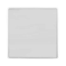 Molde De Silicone Para Resina Epóxi UV DIY Base De Porta-Copos Formato Redondo Quadrado Retangular