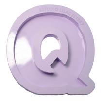 Molde de Silicone para Resina Eternização Luminária Letra Q - 1 cavidade (13 cm) - Estudio lilac