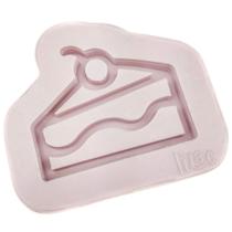 Molde de Silicone para Resina Fatia de Bolo Shaker - Unitário (5,5 cm)