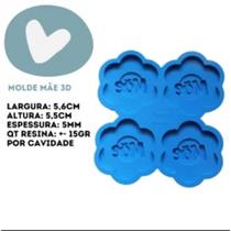 Molde de Silicone para Resina - Molde Mãe 3D