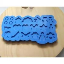 Molde de Silicone para Resina - Paleta com 18 Mini Pingentes