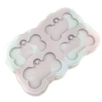 Molde de Silicone para Resina Paleta Ossinho - Médios - 4 cavidades (5,5 cm)