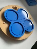 Molde de silicone para Resina - Porta Copos com Borda