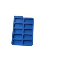 Molde de Silicone para Resina - Retângulo 10 Cavidades Molde de Silicone para Resina - Retângulo 10 Cavidades