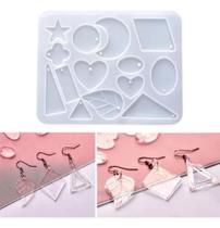 Molde De Silicone Para Resinas Lua/estrela/brinco/pingente Molde De Silicone Para Resinas Lua/estrela/brinco/pingente