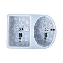 Molde De Silicone Para Sabonete Artesanal Quadrado DIY Em Formato De Folhas Ovais, Suprimentos Para