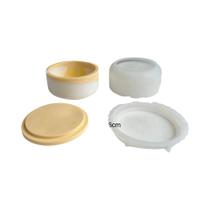 Molde De Silicone Para Vaso De Candeiro Listrado DIY Caixa De Armazenamento Feita À Mão Porta