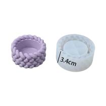 Molde De Silicone Para Vaso De Cimento Redondo Em Formato De Coração, Caixa De Armazenamento De