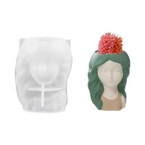 Molde De Silicone Para Vaso De Flor Em Gesso Resina Epóxi DIY Feito À Mão Decoração De Casa Presente Molde De Silicone Para Vaso De Flor Em Gesso Resina Epóxi DIY Feito À Mão Decoração De Casa Presente