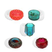 Molde de silicone para vaso de flores KH866, kit DIY com 5 peças Molde de silicone para vaso de flores KH866, kit DIY com 5 peças