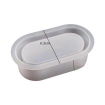 Molde De Silicone Para Vaso De Suculentas Oval Para DIY, Armazenamento De Joias, Artesanato Em Gesso Molde De Silicone Para Vaso De Suculentas Oval Para DIY, Armazenamento De Joias, Artesanato Em Gesso