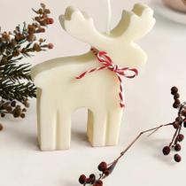 Molde De Silicone Para Vela Aromática De Rena De Natal DIY, Conjunto De Presente De Vela Decorativa Molde De Silicone Para Vela Aromática De Rena De Natal DIY, Conjunto De Presente De Vela Decorativa