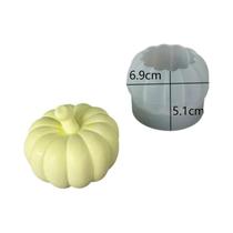 Molde De Silicone Para Vela De Abóbora De Halloween Para DIY, Resina Epóxi, Fundição De Concreto,