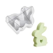 Molde De Silicone Para Vela De Coelho Da Páscoa DIY, Artesanato Em Sabão Aromaterapia, Decoração