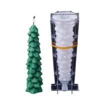 Molde De Silicone Para Vela Em Forma De Árvore De Natal DIY, Vela Aromática Em Bastão Longo, Molde De Silicone Para Vela Em Forma De Árvore De Natal DIY, Vela Aromática Em Bastão Longo,