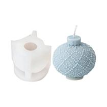 Molde De Silicone Para Vela Em Forma De Bola Geométrica 3D, Redondo, Aromaterapia, DIY, Decoração De