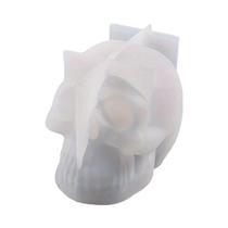 Molde De Silicone Para Vela Em Forma De Caveira 3D Para Halloween, Ferramenta De Artesanato DIY Para