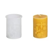Molde De Silicone Para Vela Em Forma De Colmeia 3D DIY Com Flor De Abelha Em Relevo Para Decoração