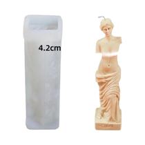 Molde De Silicone Para Vela Em Forma De Coluna Romana 3D DIY Estátua De Vênus Aromaterapia Gesso