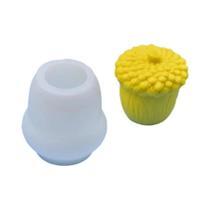 Molde De Silicone Para Vela Em Forma De Pinha 3D Reutilizável E Flexível Para Artesanato DIY De Molde De Silicone Para Vela Em Forma De Pinha 3D Reutilizável E Flexível Para Artesanato DIY De