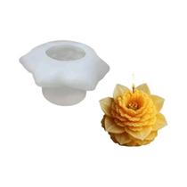 Molde De Silicone Para Vela Floral 3D Lingbo, Sabonete Artesanal, Aromatizador De Carro, Artesanato Molde De Silicone Para Vela Floral 3D Lingbo, Sabonete Artesanal, Aromatizador De Carro, Artesanato
