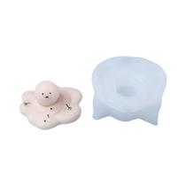 Molde De Silicone Para Velas Aromáticas 3D De Boneco De Neve Derretido, Ornamento Para Fazer