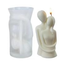Molde De Silicone Para Velas De Casal 3D Abraço DIY Retrato Artesanato Em Gesso Resina Decoração De