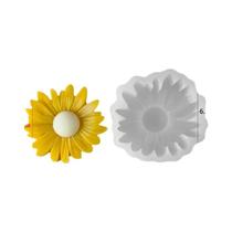 Molde De Silicone Para Velas Em Forma De Girassol E Margarida, Ferramenta DIY Para Sabão, Resina,